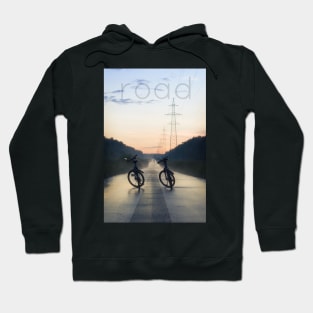 Evening Road after Rain Hoodie